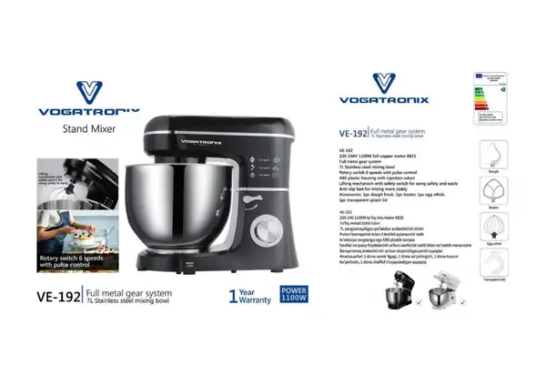 همزن حرفه ای ووگاتی مدل VE-192