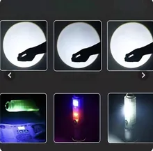 چراغ قوه مگنتی پلیسی آهن ربا دار multifunction mini flash light gallery4