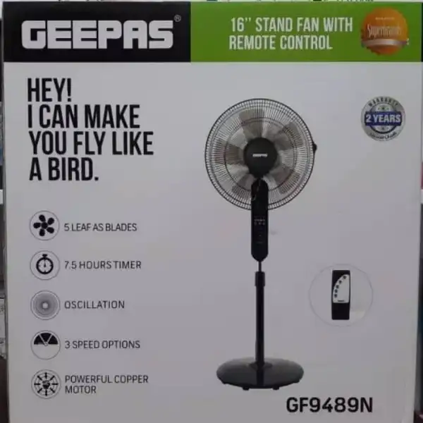 پنکه ایستاده جیپاس مدل GF9489N