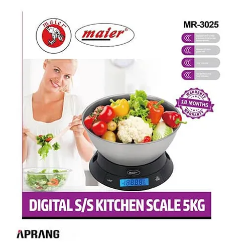 ترازوی آشپزخانه مایر مدل MR-3025