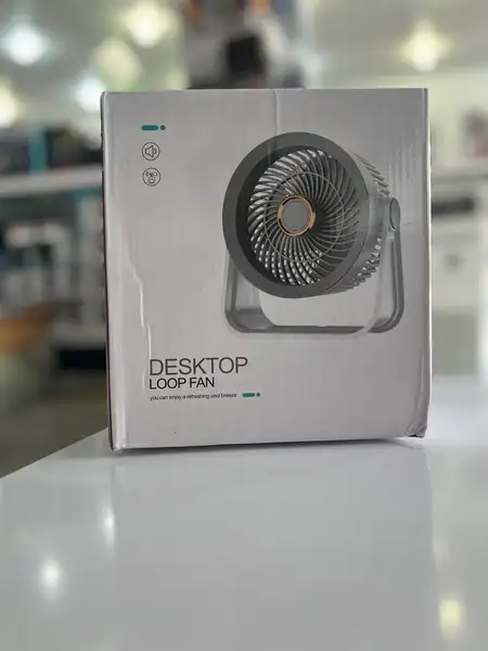 پنکه رومیزی شارژی چراغ دار S35