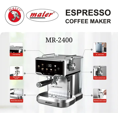 اسپرسو ساز نیمه حرفه ای مایر مدل MR-2400